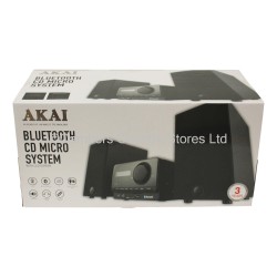 Akai CD Micro Sound System With Bluetooth